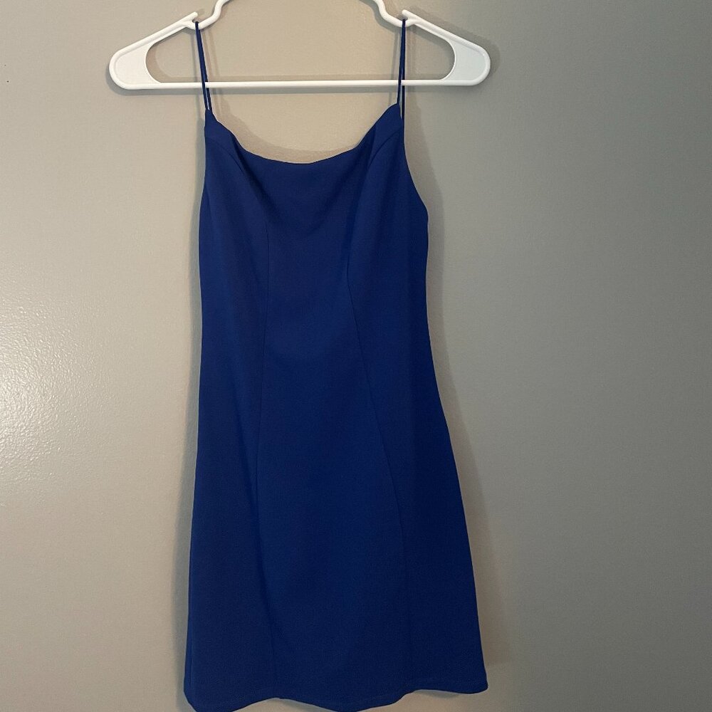 Royal Blue Lulu's Size Small Bodycon Mini Dress